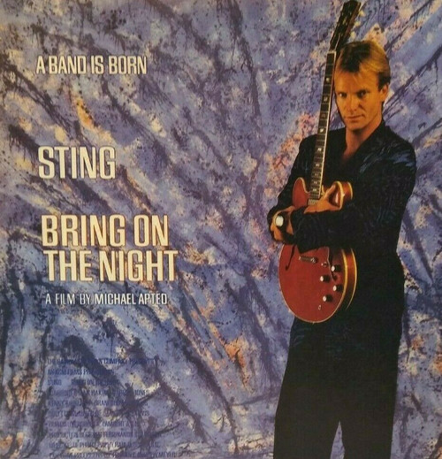 Sting Bring On The Night Music Magazine Film AD 1985 Vintage Artwork Pop Rock