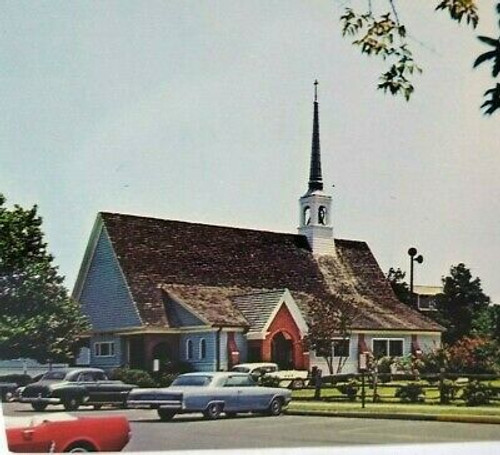 Rehoboth Beach Delaware Postcard All Saints Episcopal Church 1960s Unused DE
