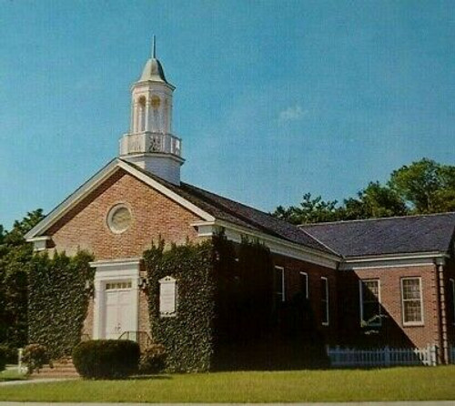 Rehoboth Beach Delaware Postcard Westminster Presbyterian Church 1960s Unused DE