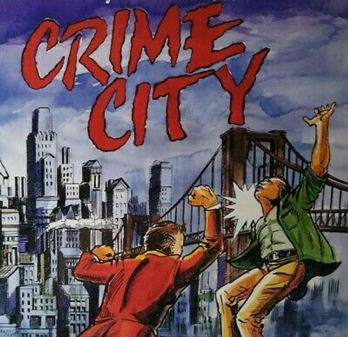 Crime City Arcade Flyer 1988 Original Taito Game Art Retro Classic 8.5" x 11"