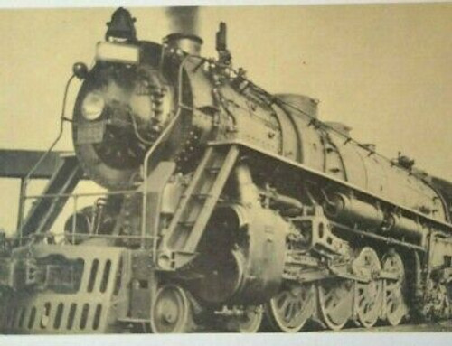 Grand Trunk Western No. 6328 Railroad Card Locomotive Steam Train 4-8-4 Type #36