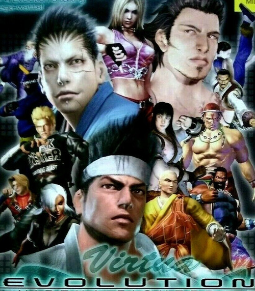 Virtua Fighter 4 Evolution Arcade Flyer Original Video Game Art Promo 8.5" x 11"