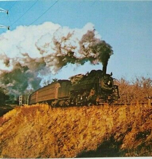 Railroad Postcard Boston & Maine Line 1495 Locomotive Train Audio Visual RP115