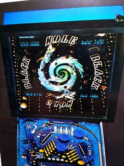 Black Hole Pinball Flyer Vintage Original 1981 3-D Version 8.5" x 11" Artwork