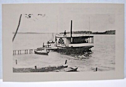 Ship Boat Postcard Silver Lake Nellie Palmer Riverboat William Reed Gordon 1979