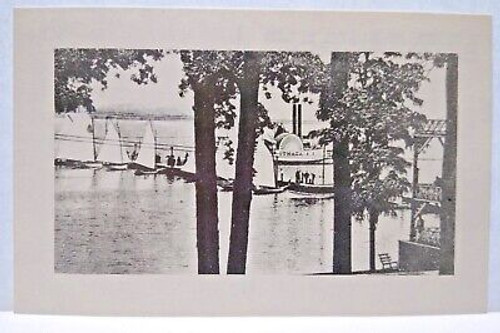 Ship Boat Postcard Ithica New York Sailboats William Reed Gordon 1979 Unused