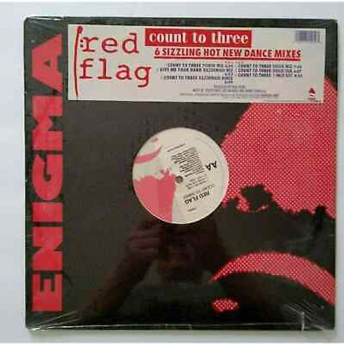 Red Flag Count To Three 12" EP Record 1990 Synth-Pop New Wave SEALED Hype
