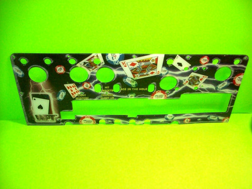 Stern WORLD POKER TOUR Original NOS Arcade Pinball Machine Playfield Plastic #1