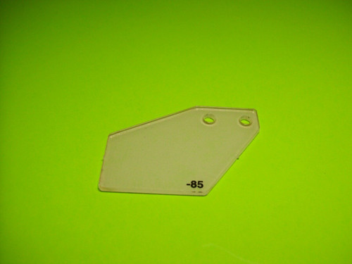 Stern Pinball Machine Clear Playfield Plastic Part Number 85 For Unknown Game