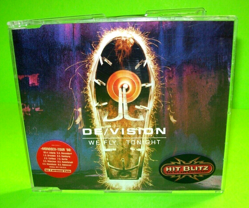 De/Vision ‎We Fly Tonight CD EP 1998 Electronic Synth-Pop German Darkwave