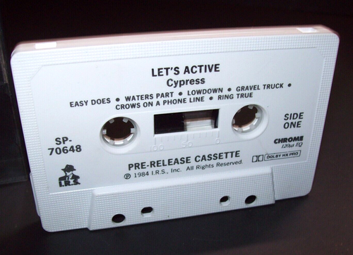 Let's Active Cypress Cassette Tape 1984 Pre Release Promo Indie Alternative Rock
