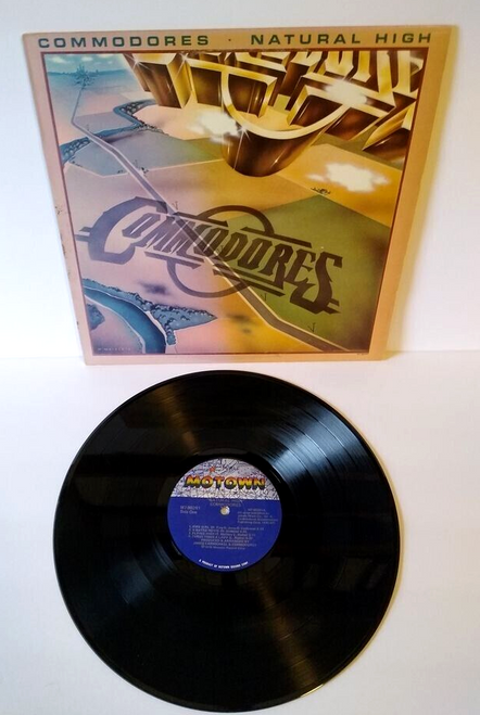 Commodores ‎Natural High Vinyl LP Record Album '78 Funk Soul Music Lionel Richie