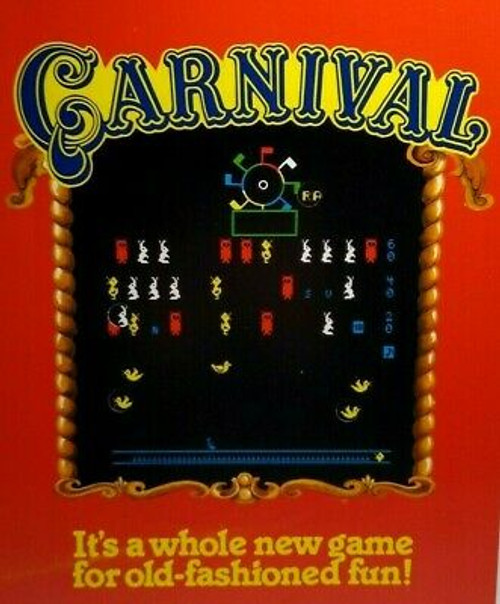 Carnival Video Arcade FLYER Original Gremlin Sega 1980 Game Foldout Retro Art