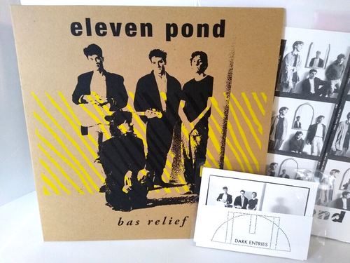 Eleven Pond ‎Bas Relief Vinyl LP Record Album Post-Punk New Wave 2013 SCARCE