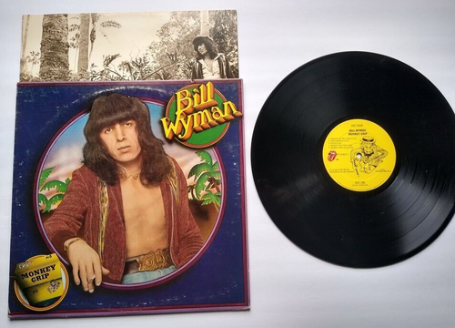 Bill Wyman Monkey Grip 1974 Vinyl LP Record Album The Rolling Stones Pop Rock Bill Wyman Monkey Grip 1974 Vinyl LP Record Album The Rolling Stones Pop Rock