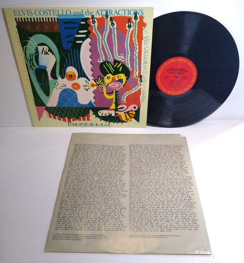 Elvis Costello And The Attractions Imperial Bedroom Vinyl LP Record New Wave '82