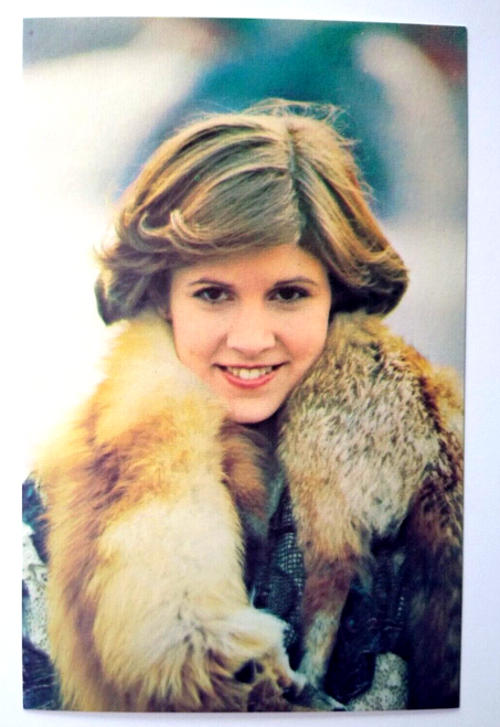 Carrie Fisher Postcard Actress Movie Star Hollywood Film Princess Leia Star Wars