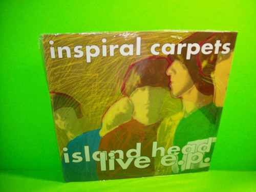 Inspiral Carpets – Island Head Live SEALED 1990 Vinyl 12" EP Record Alternative Inspiral Carpets – Island Head Live SEALED 1990 Vinyl 12" EP Record Alternative