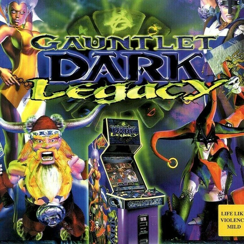 Gauntlet Dark Legacy Arcade FLYER Original NOS Artwork Sheet Artwork UNUSED