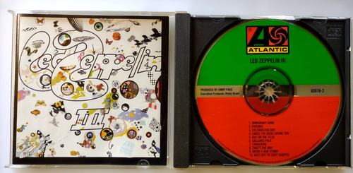 Led Zeppelin III CD Album Hard Classic Rock Atlantic 075678267826 Green Red