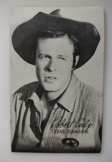 Robert Culp Texas Ranger Trade Card Actor Arcade Card Original Exhibit Western