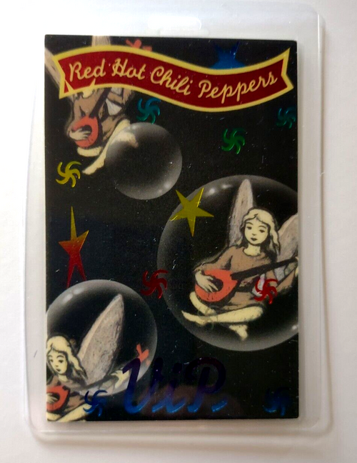 Red Hot Chili Peppers Backstage Pass VIP Laminated Rock Music Angels Stars Cello