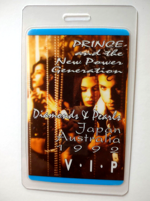 Prince And The New Power Generation VIP UNUSED Backstage Pass Original 1992