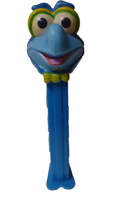 Pez Pebbles Muppets Gonzo The Great Candy Container Vintage Czech JHP Blue