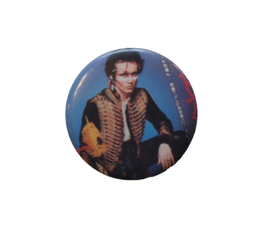 Adam And The Ants Badge Pinback Button Original UK New Wave Glam Band Vintage