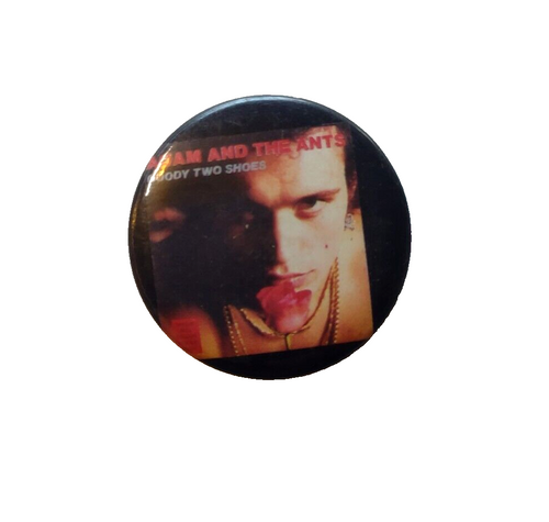 Adam And The Ants Badge Pinback Button Original UK New Wave Goody Two Shoes Glam