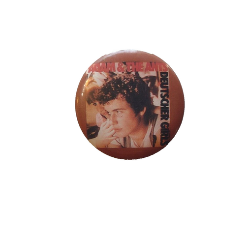 Adam And The Ants Badge Pinback Button Original UK New Wave Band Vintage Girls