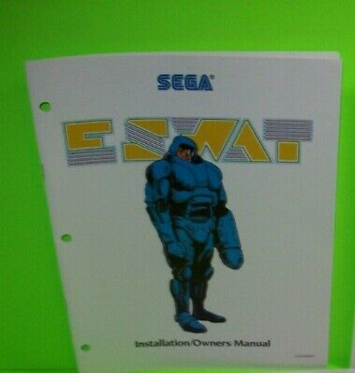 Sega ESWAT Original 1989 Video Arcade Game Owners Service Repair Manual