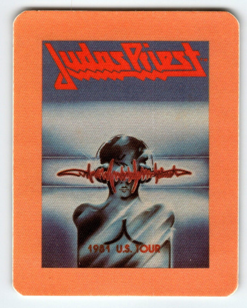 Judas Priest 1981 Point Of Entry Backstage Pass Original Rock Heavy Metal Music