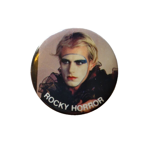 Rocky Horror Picture Show Official Licensed Button Badge Pin 1983 Halloween Glam