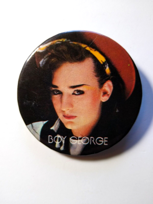 Boy George Culture Club Pin Badge Button Pinback 1980s Vintage Retro New Wave