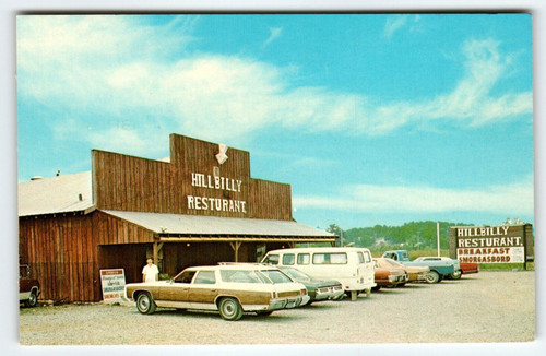 Hillbilly Restaurant Parking Cars Grand Rivers Lake City Kentucky Chrome Dining