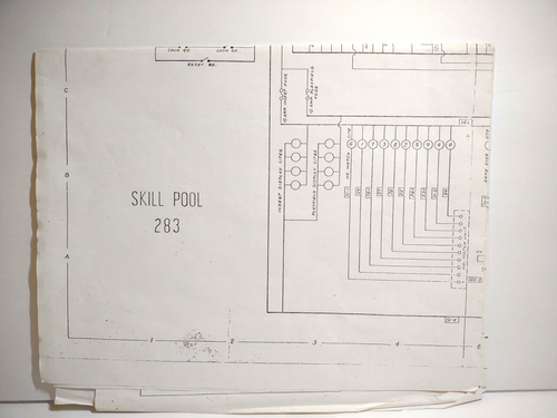Skill Pool Pinball Machine Wiring Diagram Schematic For 1963 Flipper Game Repair Skill Pool Pinball Machine Wiring Diagram Schematic For 1963 Flipper Game Repair
