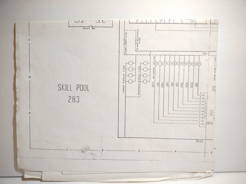 Skill Pool Pinball Machine Wiring Diagram Schematic For 1963 Flipper Game Repair