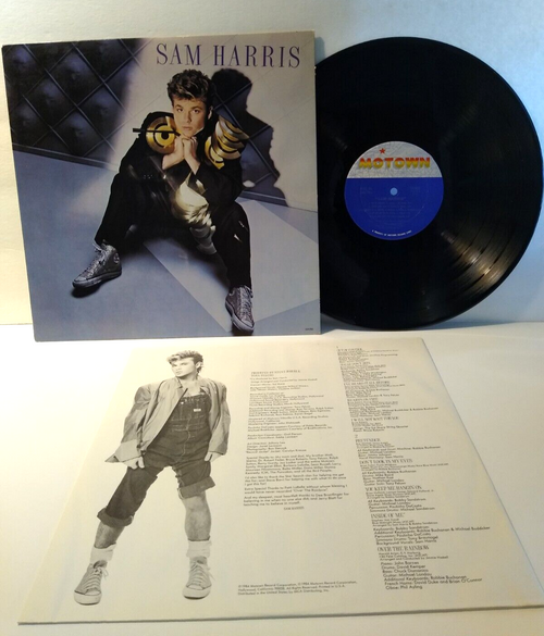 Sam Harris Vinyl LP Record Album Pop Rock Motown CRC Music Club Edition NM 1984