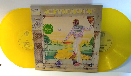Elton John Goodbye Yellow Brick Road 1978 Vinyl LP Record Album COLORED Limited