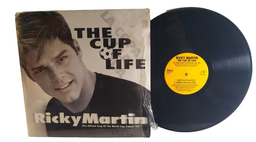 Ricky Martin The Cup Of Life The Official Song Of The World Cup France '98 Vinyl