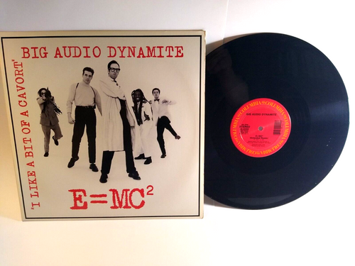 Big Audio Dynamite E=MC² 12" Vinyl Record Extended Remix 1986 Promo Leftfield