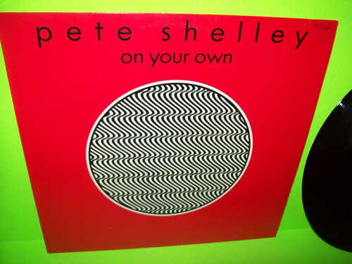 Pete Shelley ‎– On Your Own 12" Vinyl EP Record 1986 SynthPop Translucent Wax