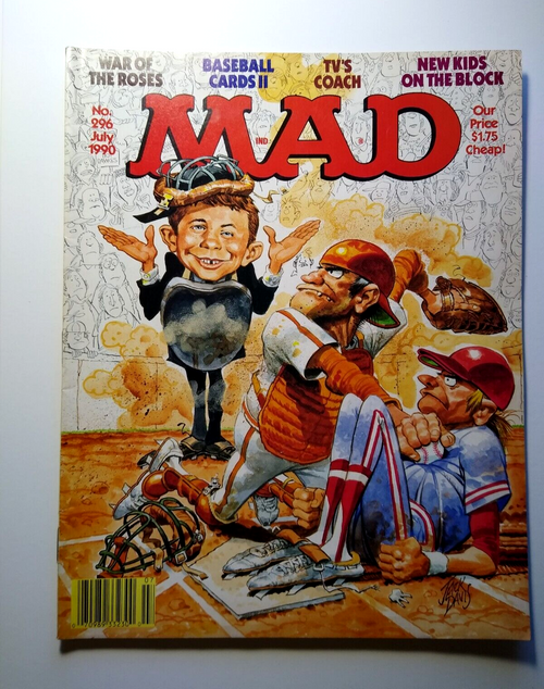 MAD Magazine July 1990 # 296 The War of the Roses Movie Coach TV Satire NKOTB