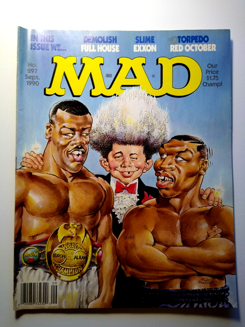 MAD Magazine Sept 1990 # 297 Full House Red October TV Satire Mike Tyson Boxing
