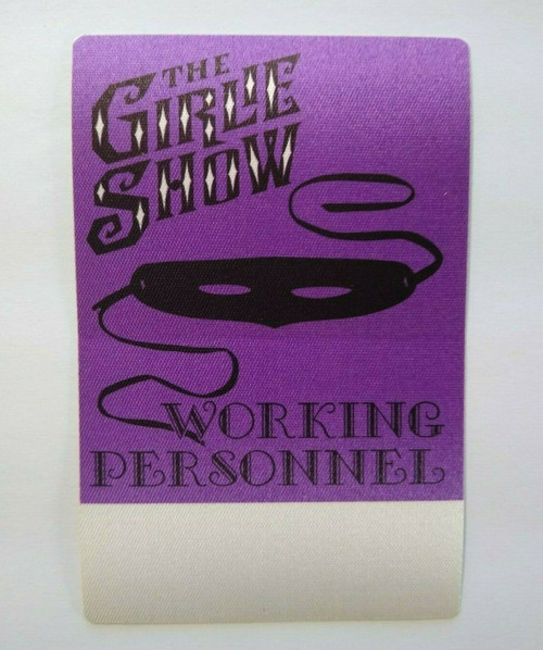 Madonna The Girlie Show Backstage Pass Original 1993 Music Concert Tour Purple