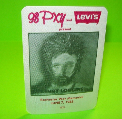 Kenny Loggins Vox Humana Backstage Pass Original 1985 Concert Tour Levi's Jeans