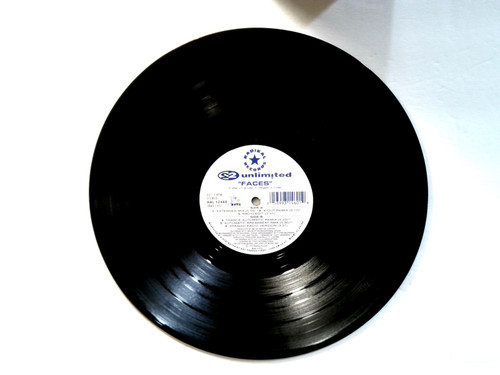 2 Unlimited - Faces 12" Vinyl Single Radikal Records 90s Eurodance Club Mixes