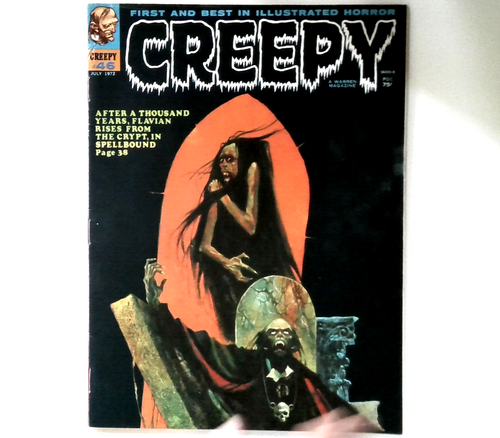 Vintage Creepy Magazine #46 July 1972 James Warren Horror Comic Witch Monsters
