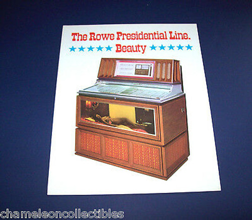 BEAUTY MM-5 By ROWE 1971 ORIGINAL JUKEBOX PHONOGRAPH SALES FLYER BROCHURE